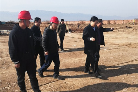 宝鸡市副市长武军到水环境公司宝鸡蟠龙新区污水处置厂调研 宝鸡市副市长武军到水环境公司宝鸡蟠龙新区污水处置厂调研
