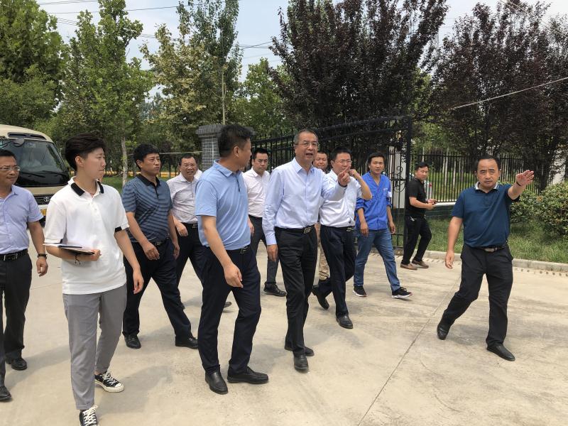 西安市副市长杨广亭到水环境公司西安市长安区滦镇污水处置厂调研 西安市副市长杨广亭到水环境公司西安市长安区滦镇污水处置厂调研