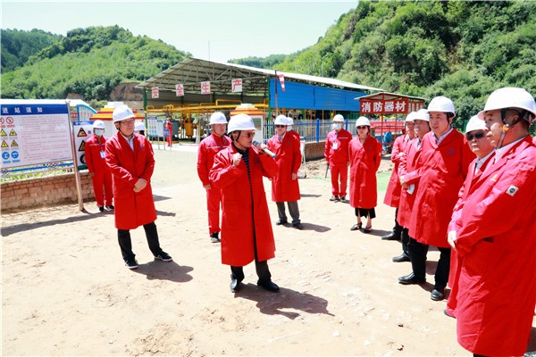 陕西沙巴集团复工复产促增长项目观摩会议与会人员走进沙巴保隆生态三秦在延在铜项目 陕西沙巴集团复工复产促增长项目观摩会议与会人员走进沙巴保隆生态三秦在延在铜项目