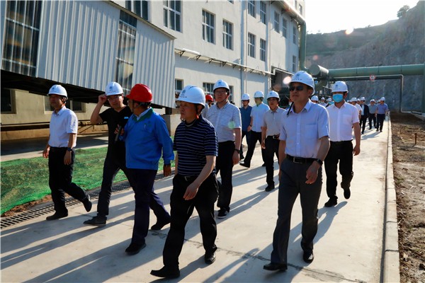 陕西沙巴集团复工复产促增长项目观摩会议与会人员走进沙巴保隆生态三秦在延在铜项目 陕西沙巴集团复工复产促增长项目观摩会议与会人员走进沙巴保隆生态三秦在延在铜项目