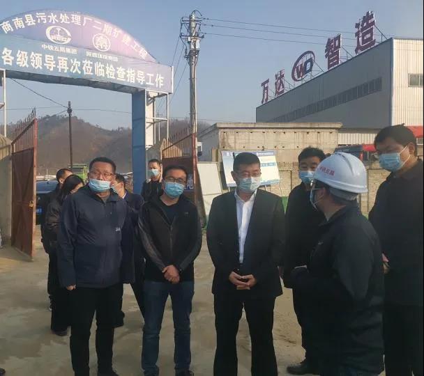 商南县委书记徐江博到水环境公司商南县污水处置厂调研 商南县委书记徐江博到水环境公司商南县污水处置厂调研