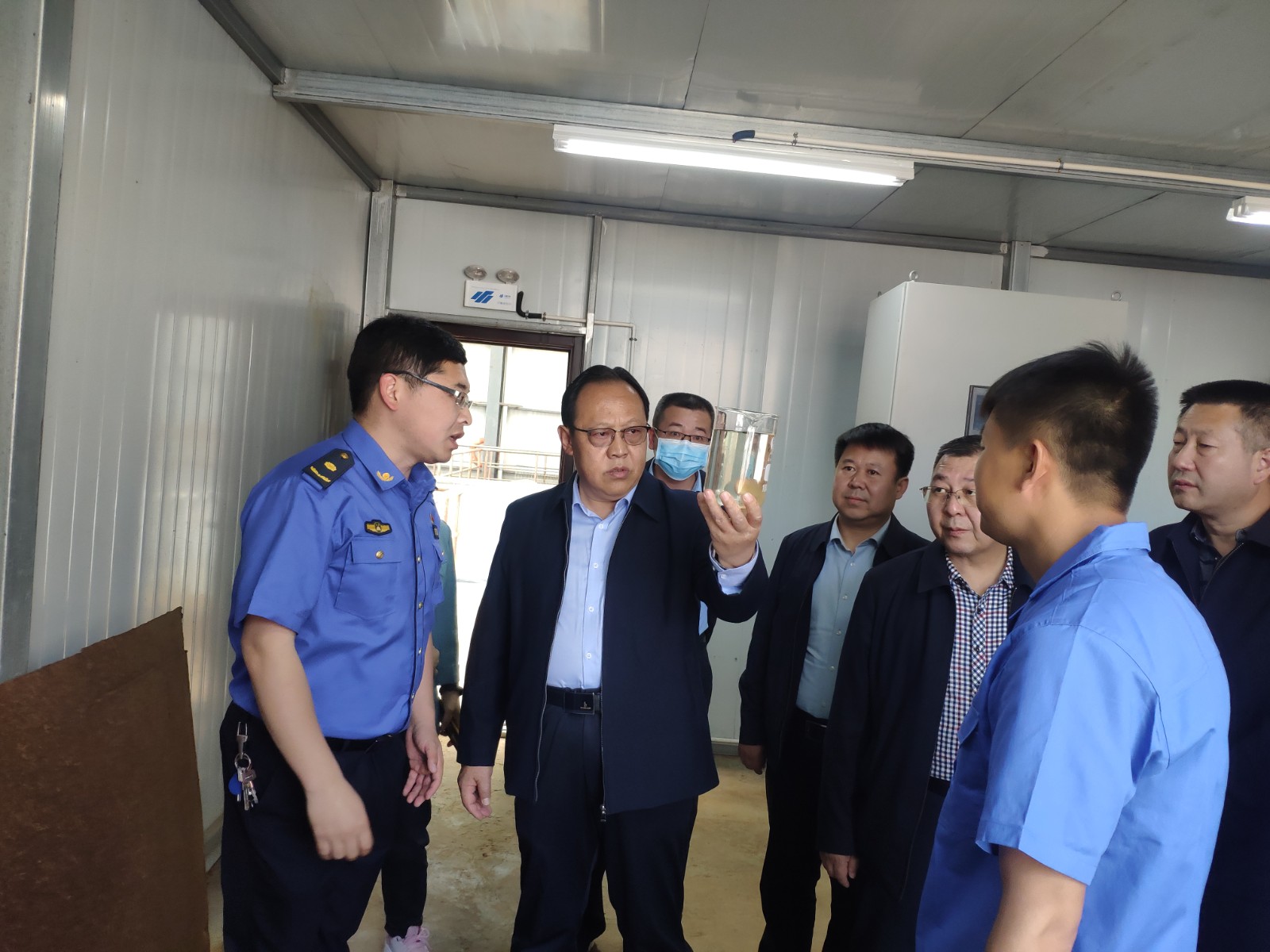 延安市人大常委会副主任一行到水环境公司志丹县污水处置厂调研 延安市人大常委会副主任一行到水环境公司志丹县污水处置厂调研