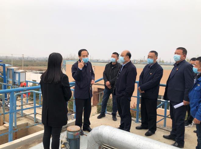 聚焦|大荔县委书记由建新到水环境公司大荔县经开区污水处置厂调研 聚焦|大荔县委书记由建新到水环境公司大荔县经开区污水处置厂调研