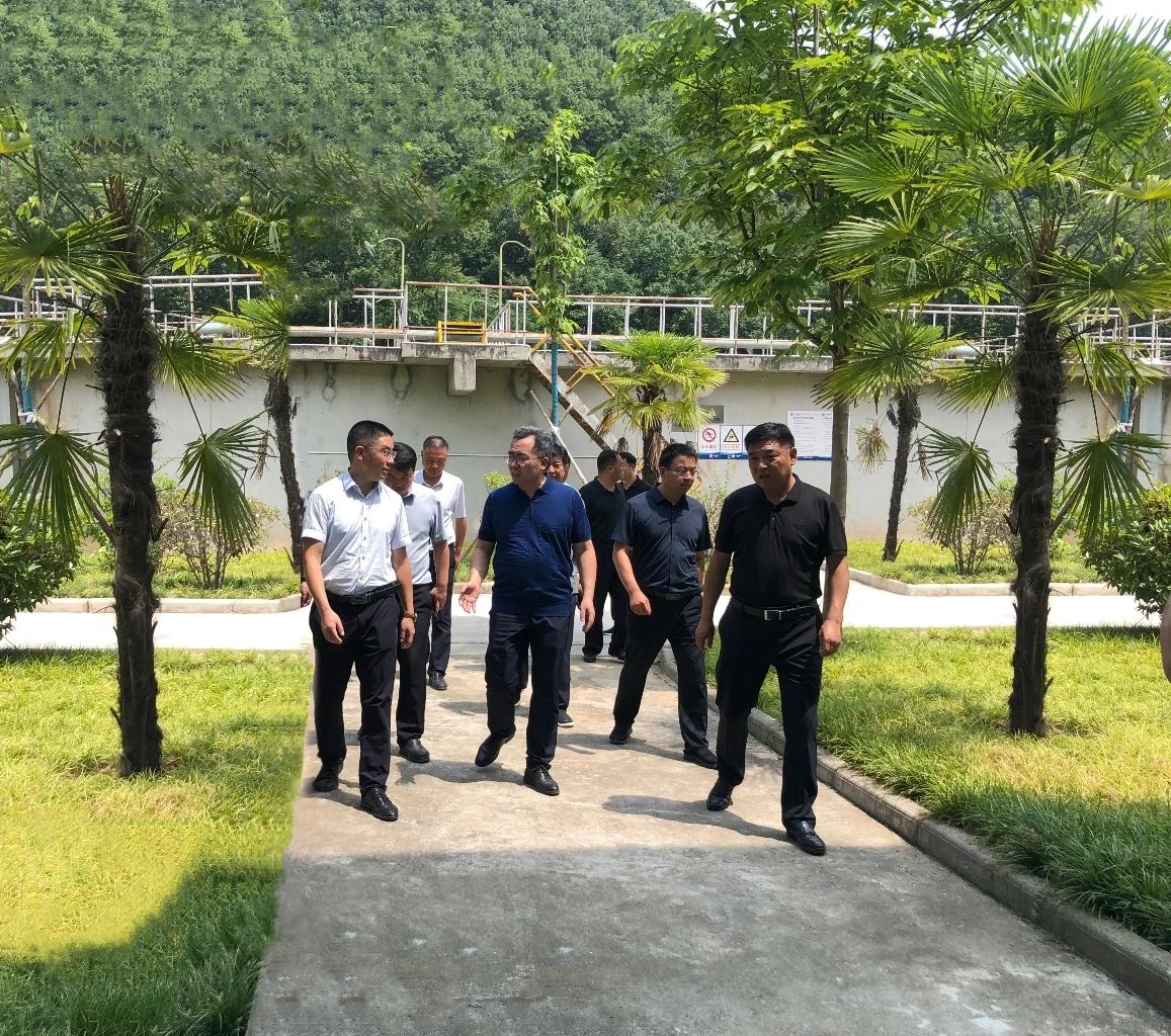山阳县委副书记、县长李凌云到水环境山阳公司县城污水处置厂调研 山阳县委副书记、县长李凌云到水环境山阳公司县城污水处置厂调研