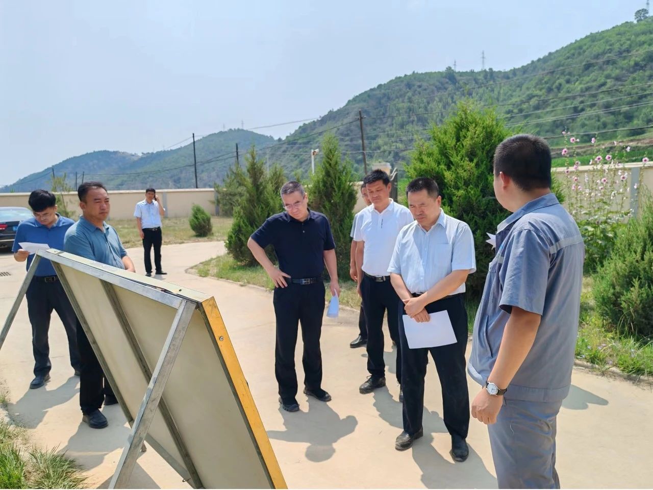 省生态环境厅党组成员、副厅长姚晓军到水环境公司安谧镇污水处置厂调研 省生态环境厅党组成员、副厅长姚晓军到水环境公司安谧镇污水处置厂调研