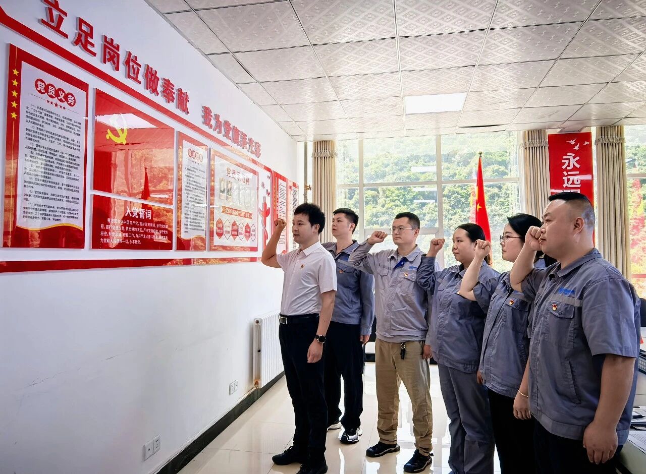 水环境公司陕南片区结合党支部发展主题党日暨专题党课活动